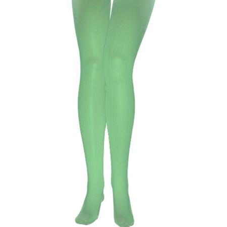 SMIFFYS - Groene ondoorzichtige panty - One size - Accessoires > Pantys en kousen
